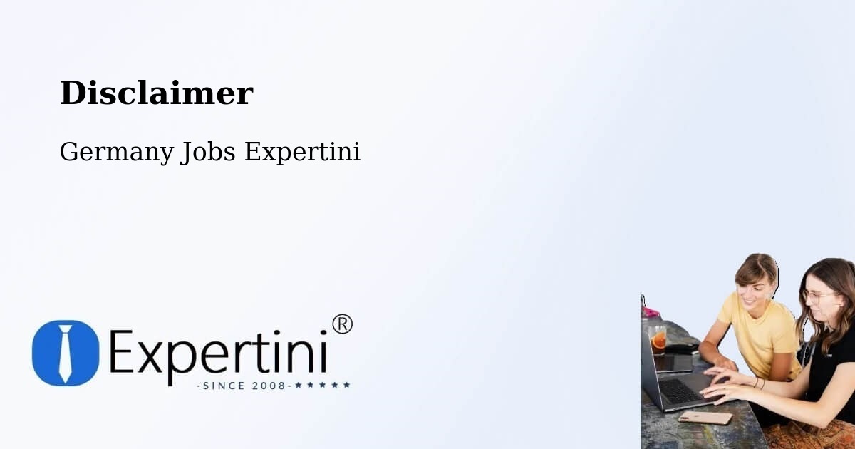 Disclaimer – Kirchberg - Germany Jobs Expertini